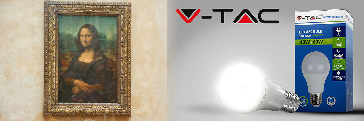 L’illuminazione a LED preserva il sorriso di Monna Lisa